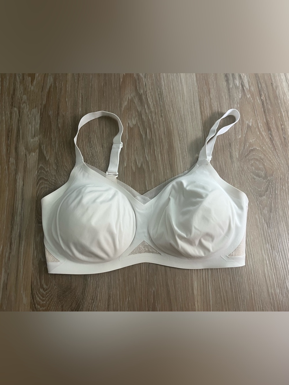 Honeylove Crossover Bra White Lace Size 36DDD (F)/G - Picture 4 of 7